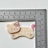 Livro vermelho pequeno com gatinho fofo e buraco de borboleta sapatos diy material artesanal fivela de sapato acessórios para capa de celular atacado