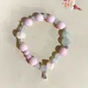 Pulseiras de Cerâmica Atacado, Transmissão ao Vivo em Pontos Turísticos e Feiras Noturnas, Pulseiras de Contas de Porcelana Caixa Surpresa, Pequenos Artigos de Bancas de Rua, Joias Vintage Artesanais