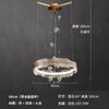 Lámpara de Araña de Cristal Postmoderna Simple de Lujo Ligero Diseñador Sala de Estar Comedor Dormitorio Sala de Modelo Dúplex Luz de Escalera