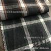 Venta directa de tela de franela de sarga de algodón gris cepillada, franela estampada teñida en hilo, LOGO en relieve, tela de corte de doble cara