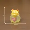 Paisaje en miniatura con lindos conejos y gatitos, vaso de hielo con temática de animales, accesorios de decoración DIY para casa de muñecas, pequeños adornos para coche o escritorio