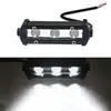 Luz de trabalho LED para carro tira de LED fina de fileira única 3LED 9W luz de teto de veículo off-road farol de neblina modificado