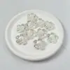 Explosões TikTok High UV Transparente Contas Flor de Cerejeira Chaveiro DIY Pendente para Bolsa Corrente Pendurada Material para Joias