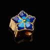 Novos acessórios de liga cloisonne óleo pingando perfurado borboleta acessórios diy roupas cocar pulseira acessórios material