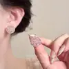 Pendientes Rosas de Caramelo Amor Diseño Único de Nicho para Mujer Pendientes con Sentido Avanzado Pendientes Coreanos Simples Versátiles Venta al por Mayor