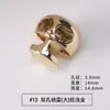 Hebilla de Resorte Metálica Hebilla de Cuerda de Doble Agujero Hebilla de Ajuste Hebilla Redonda de Aleación Accesorios Hebilla Elástica de un Agujero Hebilla de Nariz de Cerdo Mina Terrestre