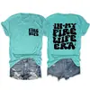 Esposa Ardiente en Mi Ardiente En Stock Casual Sencillo Estampado de Letras Camiseta para Mujer Exportación de Amazon Holgada Manga Corta