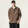 Chaqueta de caza americana para hombre primavera y verano nueva marca de moda retro chaqueta de trabajo casual algodón para hombre abrigo de mezclilla para hombre