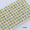 Taladro para uñas Dongzhou de 6,5 mm con punta de corazón, accesorios de joyería para bricolaje, taladro para vidrio con forma de color, taladro para uñas de tamaño pequeño