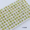 Rinestones para Uñas Dongzhou Corazón de Melocotón 5.5MM Base Puntiaguda Rinestones de Vidrio de Forma de Corazón de Colores Accesorios para Joyería DIY Decoración de Uñas Rinestones