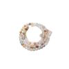 Pulsera de mano de jade dorado Xinjiang 6 mm multicírculo jade dorado jade violeta para hombre y mujer cuerda regalos venta al por mayor