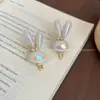 Presilha de Cabelo de Coelho de Pérola de Imitação de Luxo para Mulheres, Presilha Lateral, Presilha para Franja, Presilha para Testa, Presilha Bico de Pato, Grampo