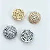 Pendientes Redondos Super Brillantes de Diamante Completo, Pinzas para Orejas de Circonita Resistentes de Lujo Ligero, Pendientes Geométricos Elegantes de Plata 925 para Viajeros de Alto Nivel