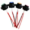 Interruptor Kcd1 Forma de Barco Interruptor para Modificación de Coche 3 Pines DC 12V/24V Interruptor Basculante con Panel con Cable con Certificación