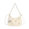Bolso de Mujer Casual de Superficie Suave de Gran Capacidad 2026 Nuevo Bolso Cruzado de Gran Capacidad de Moda Bolso de Hombro Cruzado Mariposa