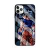 16 Carcasa de Vidrio de Dibujos Animados de Dragon Ball Super Transfronteriza 17 Adecuada para Cubierta Apple 14 Pro Max 13 Superficie Brillante 15 Hombres