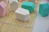 Esponja de Polvo Plana de Látex Esponja de Polvo de Cuero de Doble Cara Patrón de Impresión UV Suave y Delicada Apta para la Piel Huevo de Belleza con Forma de Fruta