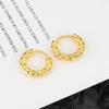 Amazon Europa y América Más Vendidos Pendientes de Aro para Oreja Tendencia Geométricos Simples Flor de Coche Cielo Estrellado del Bebé Pendientes de Aro para Mujer