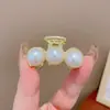 Pinza de Garra Pequeña con Strass de Estrella de Cinco Puntas en Forma de Corazón para Mujer, Pinza de Garra Exquisita de Gama Alta para Medio Cabello, Accesorio para el Cabello Tipo Pinza de Tiburón