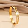 Pulsera de acero inoxidable de titanio con números romanos chapada al vacío, gran oferta en Amazon, comercio electrónico transfronterizo, AliExpress