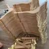 Cabides de Madeira Maciça para Crianças para Lojas de Roupas, Cabides de Madeira Antiderrapantes para Crianças, Cabides Grandes de Madeira para Crianças, Prendedores de Calça Atacado
