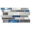 Adesivos de parede de imitação de azulejo estéreo Long Strip Mosaico Safira Adesivos de parede de azulejo DIY decoração de parede