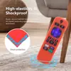 Novo Modelo Adequado para Controle Remoto Roku Capa Protetora de Silicone, Vazada, Espessada, Anti-Queda, Antiderrapante, Luminosa, Concha Protetora Colorida