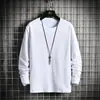 Camiseta de Manga Larga al por Mayor para Hombre Primavera y Otoño Ropa Holgada Juvenil Camiseta Base Interior para Hombre Ropa de Otoño para Hombre