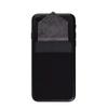 Adesivo de Cartão para Celular Controle de Acesso de Ônibus Porta-Cartão de Celular Bancário Adesivo Traseiro Monocromático para Celular Bolsa de Armazenamento Criativa Bolsa de Cartão para Celular