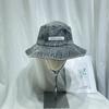 Sombrero de Pescador de Mezclilla Lavada Simple Estilo Coreano para Hombre y Mujer Primavera y Verano para Exterior, Camping, Montañismo, Protección Solar, Visera, Sombrero de Cubo de Ala Ancha