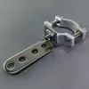 Base de Montaje para Foco con Abrazadera Fija con Clip Galvanizado para Modificación de Vehículo Eléctrico y Motocicleta Soporte Extensión de Espejo Retrovisor
