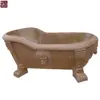 Banheira de mármore natural, adequada para hotéis, vilas e casas; banheira de pedra de piso, integrada; feito sob medida, diretamente do fabricante
