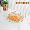 Bandeja de Frutas Secas Más Vendida con Nuevos Separadores, Caja de Almacenamiento de Dulces para Uso Doméstico en Sala de Estar, Bandeja para Frutos Secos de Mesa de Café, Bandeja de Exhibición de Snacks de Lujo Ligero