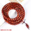 Personalidade Contas Balde 108 Contas Contas Açafrão Pera Contas de Madeira 8MM Pingente Pulseira Joias Estilo Chinês Antigo