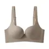 Ropa Interior para Mujer Busto Grande Hace que el Busto Pequeño Parezca Más Pequeño Estilo Delgado Talla Grande Sujetador de Copa Completa Anticaída Sin Costuras Recoge el Flanco Sujetador para Mujer Verano