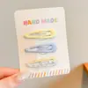 Pinza para el pelo de gota de agua para niños, Pinza BB para niñas, Pinza linda para el flequillo, Accesorio para el pelo de pinza lateral colorido dopamina