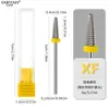 Brocas de Acero de Tungsteno para Uñas para Eliminar Cutículas, Máquina Universal de Cabezales de Lijado para Remover Esmalte de Uñas Estilo Ruso, Venta al por Mayor