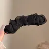 Novo Acessório de Cabelo Presilha Banana com Laço 2026, Estilo Universitário Presilha Mágica para Rabo de Cavalo Alto para Mulheres, Presilha de Garra Exquisita e Sofisticada