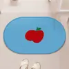 Tapete de Piso de Diatomeas de Caricatura de Dopamina, Resistente a la Suciedad, Resistente al Desgaste, Absorbente de Agua, Antideslizante, Fácil de Limpiar, Felpudo de Entrada para Baño