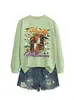 Howda halloween Amazon eBay sitio independiente casual y elegante nueva sudadera de cuello redondo para mujer de otoño e invierno