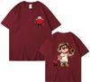 Comércio Exterior Lápis de Cor Pequeno Novo Manga Curta Camiseta Feminina Primavera e Verão 2024 Solto Emagrecimento Versátil Camada Base Top Roupas Novas