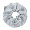 Scrunchie Azul de Cetim de Luxo Leve de Alta Qualidade para Mulheres, Elástico Alto para Rabo de Cavalo Baixo, Novo Acessório de Cabelo 2026