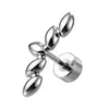 Brincos de Liga de Titânio F136 Estrela Raio Cruz Studs para Orelha Hélice Lábio Studs G23 Titânio Body Piercing Joias Brincos