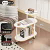 Mesa auxiliar simple y portátil para la sala de estar, adecuada para usar como mesa de café o mesita de noche en apartamentos pequeños