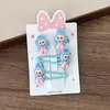 Nuevo Clip para el Cabello de Dibujos Animados Banda para el Cabello Clip BB de Dibujos Animados No Daña el Cabello Pinza Pequeña Accesorios para el Cabello Lindos para Niños Cuerda para el Cabello