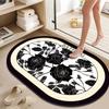 Alfombrilla de Piso Xiaoxiangfeng de Barro de Diatomeas Absorbente de Agua Antideslizante para Baño, Inodoro, Entrada Alfombra Resistente a Manchas y al Desgaste