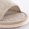 Famosas Pantuflas Abiertas de Lino Cuatro Estaciones Pareja Hogar Interior Hotel Estrella Especial EVA Piso Interior para Hombres y Mujeres
