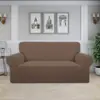 Cojín de sofá de grano de maíz exclusivo transfronterizo, apto para todas las estaciones, color liso simple, funda de asiento de sofá de vellón, respaldo