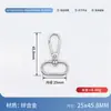 Accesorios de herrajes para bolsos: hebilla de placa, hebilla de perro de aleación de zinc, gancho para bolsa, hebilla metálica de boca de pez, correa de bolsa, accesorios para artículos de cuero
