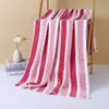 Toalla de baño de vellón de coral toalla raya ancha toalla grande toalla de baño grande toalla facial absorbente toalla transfronteriza toalla de baño